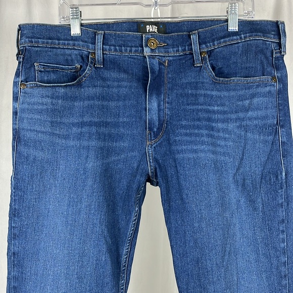 Paige Lennox Slim Fit Jeans in Billy Wash. - Picture 3 of 9